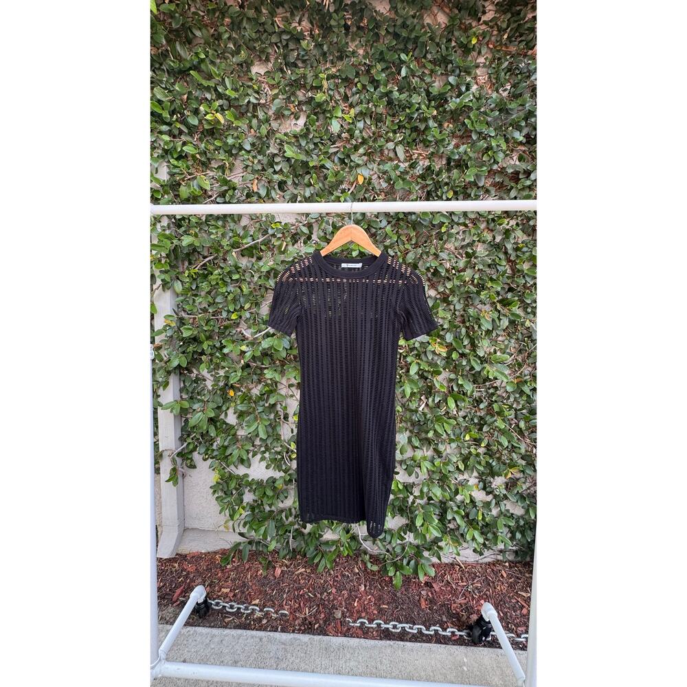 Alexander Wang open knit mini dress